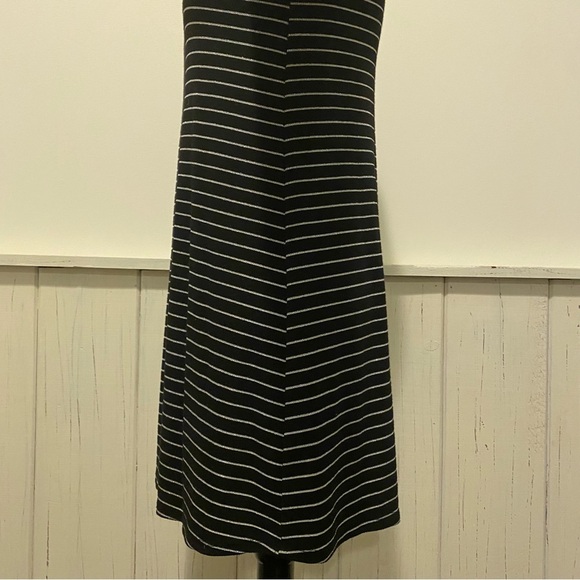 Xhilaration Girls 10/12 Large Long Sleeve Black Sliver Dress - Picture 5 of 12